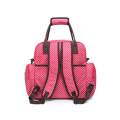 Large Red Mummy Tote Bag Diaper Backpack